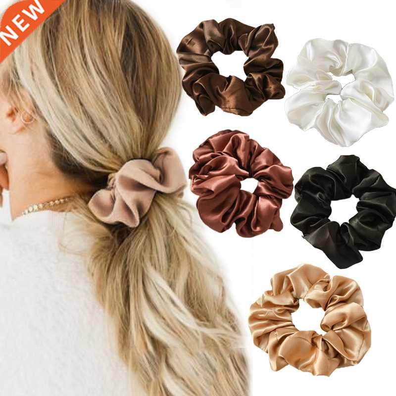 fashon sold color har scrunches korean elastc har band