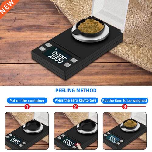 100g/50g/20g/10g Electronic Scales 0.001 LCD Digital Scale
