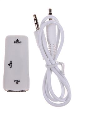 HDM to VGA Converter Adapter 1080P Wth Audo Cable For PC