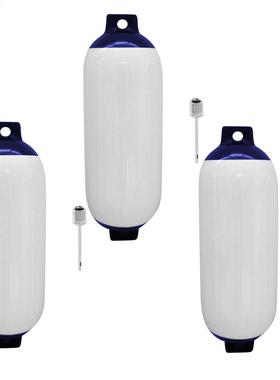 3pcs Marine Boat Fender Premium PVC Bumper Mudguard Dock Shi