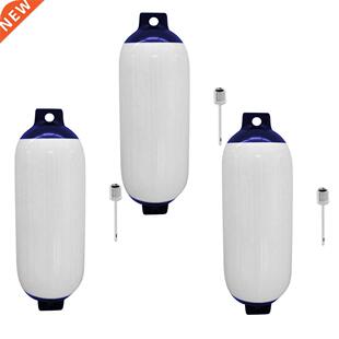 3pcs Marine Boat Fender Premium PVC Bumper Mudguard Dock Shi