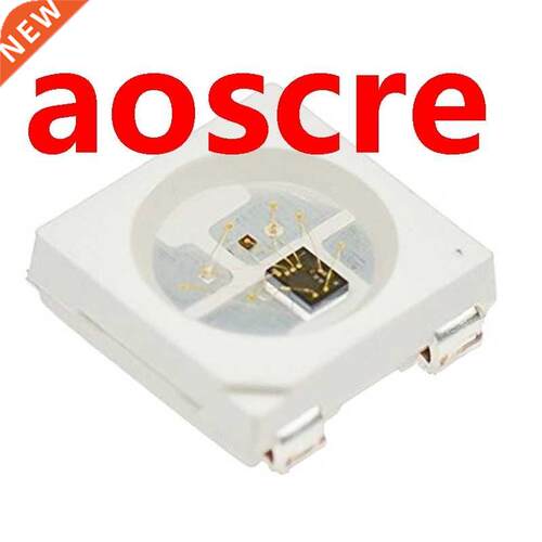 100PCS WS2812B RGB LED Chip 5050SMD White PCB WS2812 Individ