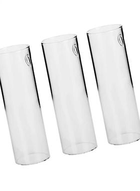 3 Peces Cylnder Glass Hangng Plant Pot Flower Vase Fsh T