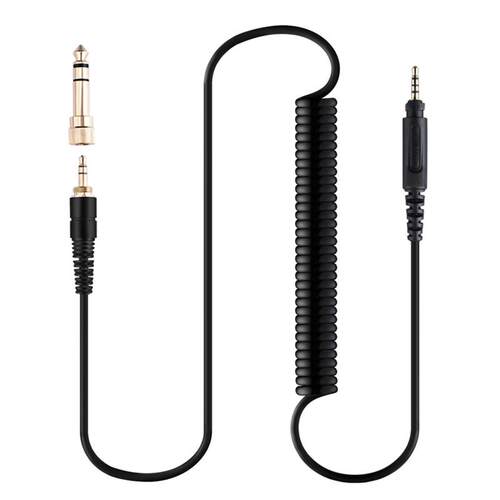 Coiled Cable 2.5 to .5Spring Cord 6.5mm Adapter for SRH440