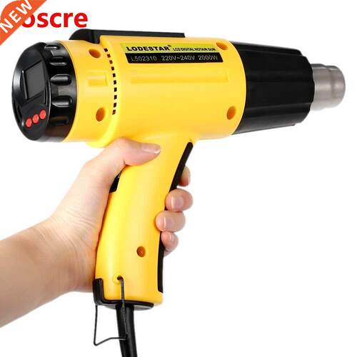 Electric Hot Gun Air Heat Gun Professional LCD Digital Tempe