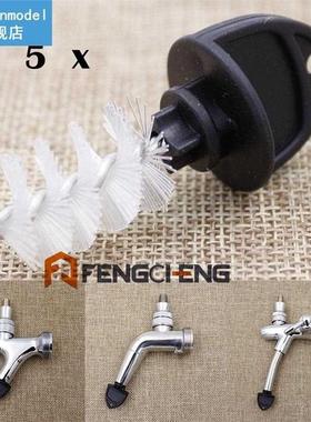 Homebrew Draft Beer Tap Faucet Clean Cap Brush Sanitary Tapr