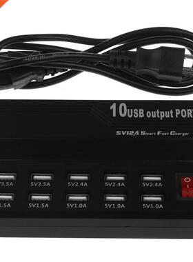 USB With 10 USB Power Ports For Mobile Phone Tablets PC JAN1