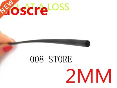 1 M/lot 2:1 Black 2mm Diameter L50 Heat Shrink Tubing Tube