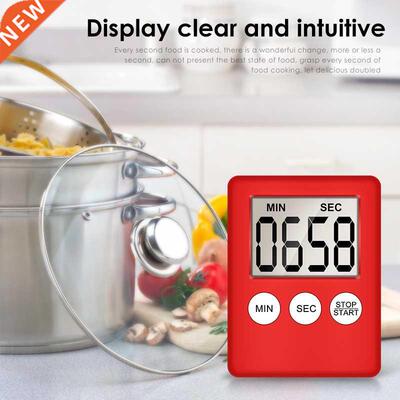 Kitchen Timer Digitl Mgnetic Cooking Bking LCD Count Down