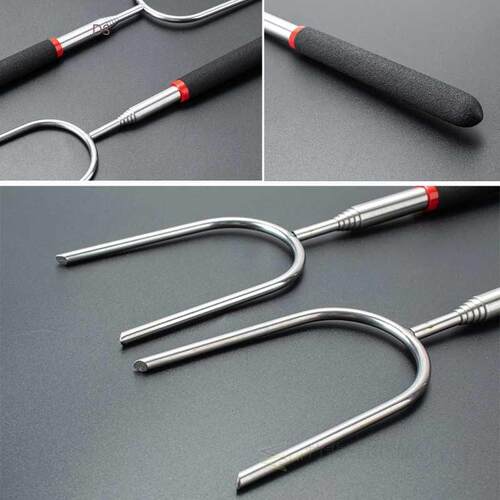 3Pcs/set Telescoping BBQ Safe Fork Roasting Sticks Marshmall