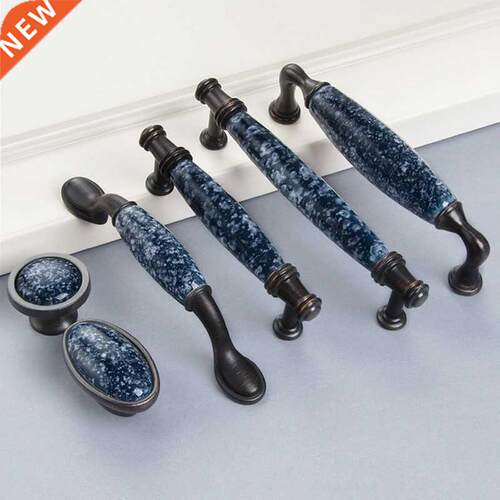 Ceramic Cabinet Handles Vintage Drawer Knobs Wardrobe Door H