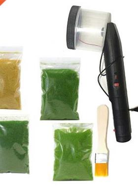 Miniture Scenery Model Mteril Flocking Sttic Grss ppli