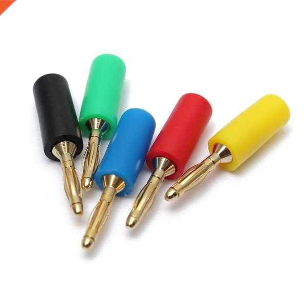 5 colors 2mm Banana Plug Jack For Speaker Amplifier Test Pro