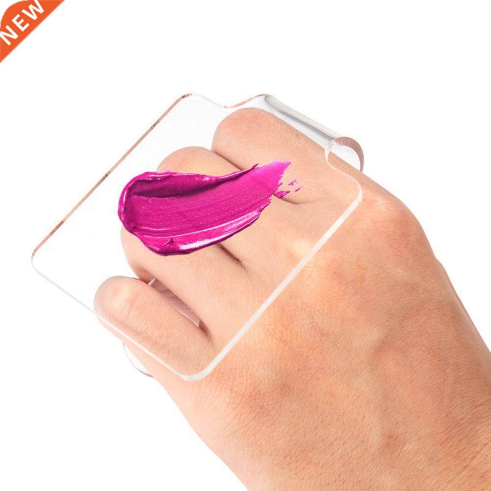 Acrylic Clear Makeup Cream Foundation Eyeshadow Palette Pain