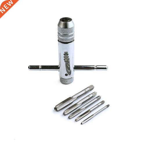 Hand Tap Set 5pcs M3 M4 M5 M6 M8 Screw Thread Plug Tap With