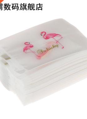 100pcs 5.5*8.5cm Sealing Bags Plastic Cookie Bag Small Gift