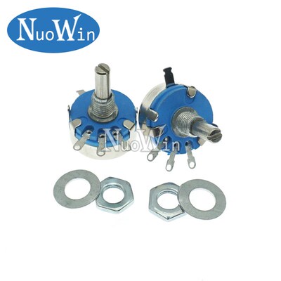 2pcs WH5-1A Carbon Potentiometer 1K 2K 10K 47K 4K7 470R 100K