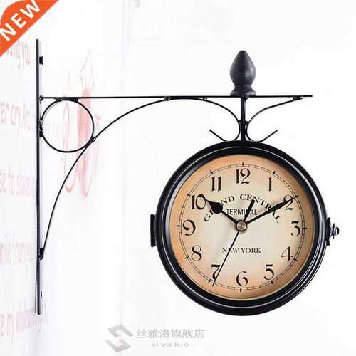 Outdoor Garden Paddington Station London Wall Clock Double S