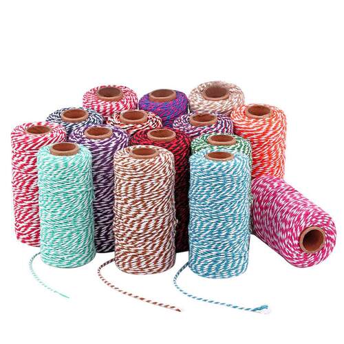 2MM x 100M Two Cors Cotton Bakers Twine Rope Rustic Countr
