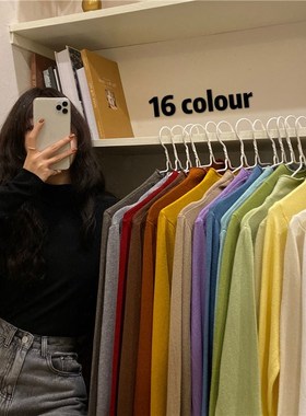 Woman Sweaters Women's Turtleneck Sweater Long Sleeve Top Fa