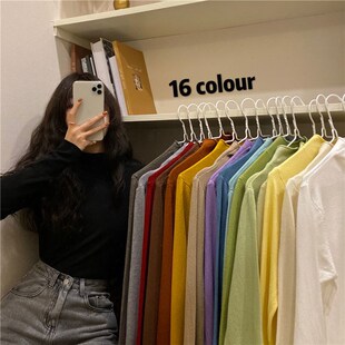 Woman Sweaters Women's Turtleneck Sweater Long Sleeve Top Fa