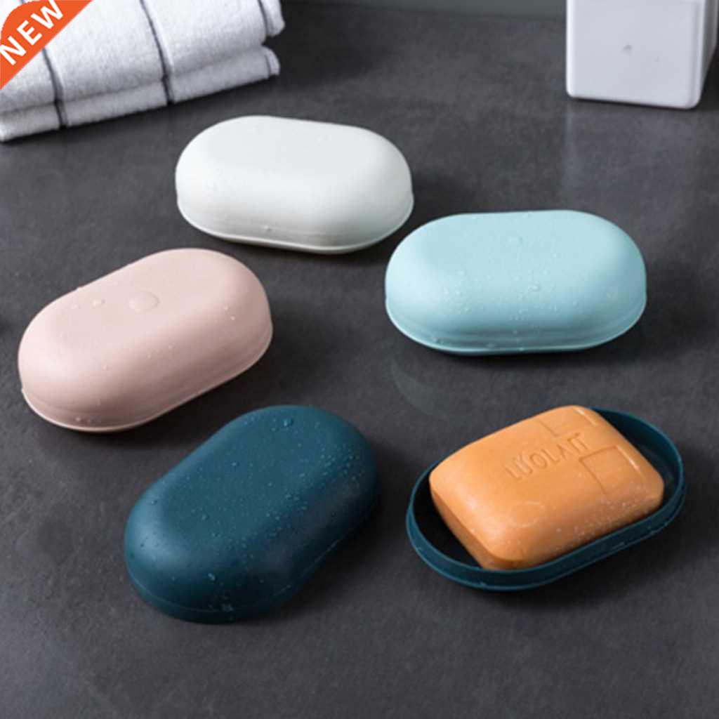Portable Soap Holder Plastic Shower Soap Box Soap Case Tray