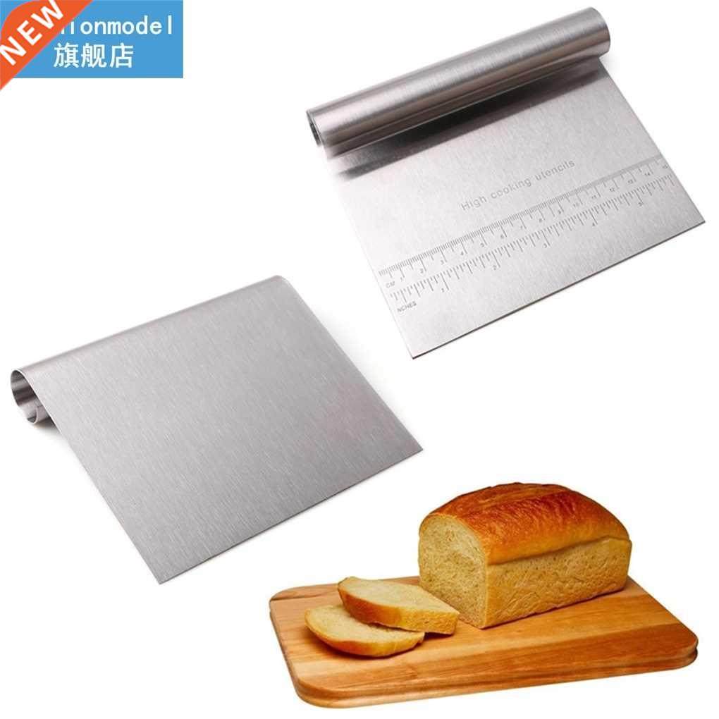 Stainless Steel Pizza Dough Scraper Cutter Baking Pastry Spa