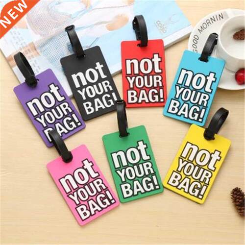 NOT YOUR BAG Travel Accessories Luggage Tag PVC Suitcase ID