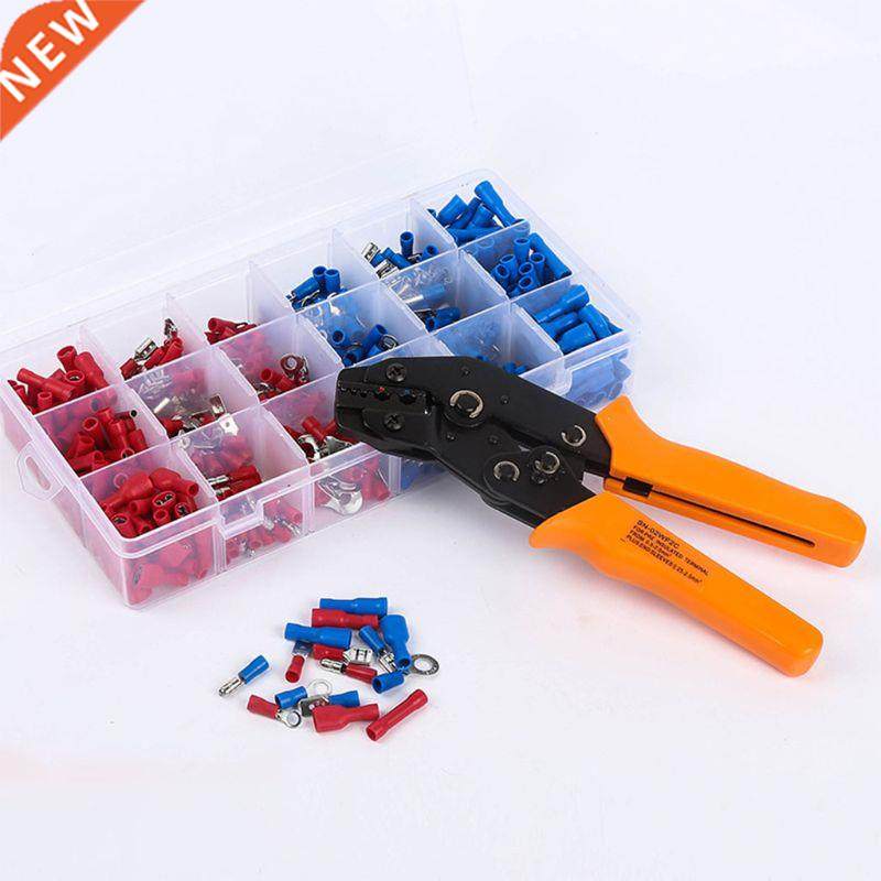 Crimping Plier Set Wire Crimper Kit With 450Pcs Wire Connect