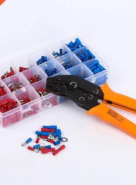 Crimping Plier Set Wire Crimper Kit With 450Pcs Wire Connect