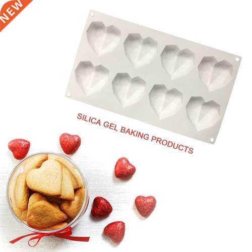 Cake Mould Fondant Decor Cake Love Heart Shaped Non-stic