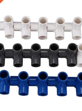 16pcs Plastic PVC 20mm Hose Tee Connector 3 Way Joint For Ga
