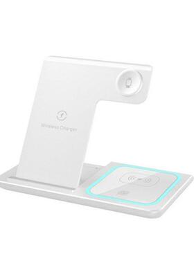 X455 Three-in-one Wireless Charger Foldable Double Coil Hori