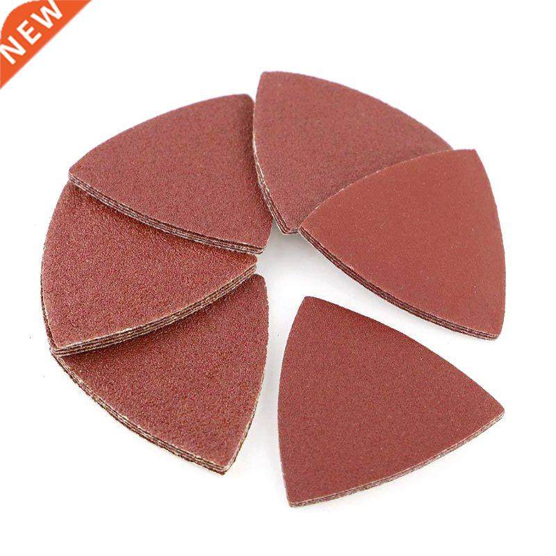 10pcs Triangle Grinder Sandpaper Pad 80mm Polishing Abrasive