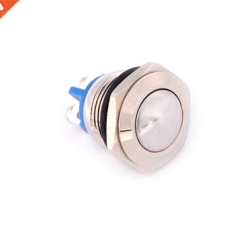 Auto Start Horn Button Momentary Steel 16mm Push Button Swt