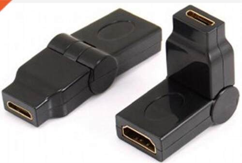 180 degree Rotating 90 angle Mini HDMI Female to HDMI Female