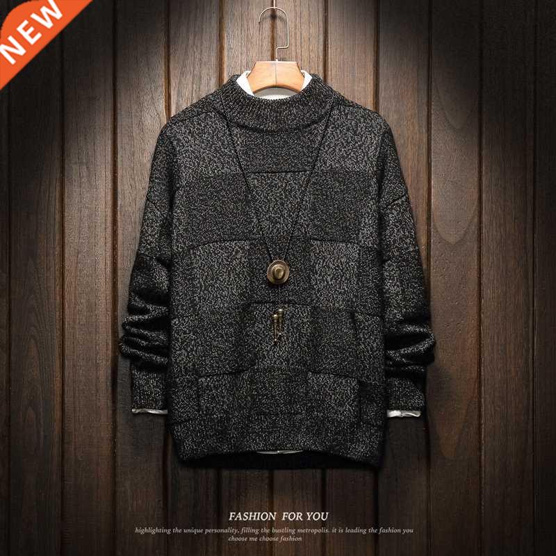 Men'S Sweaters Spring Autumn Winter Clothes 2020 Plus Pu