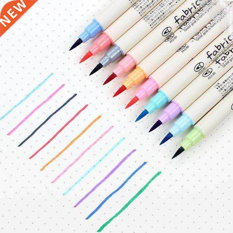10PCSlot Fineliner SoFt BruSh Pen Art Colored MArker PenS S