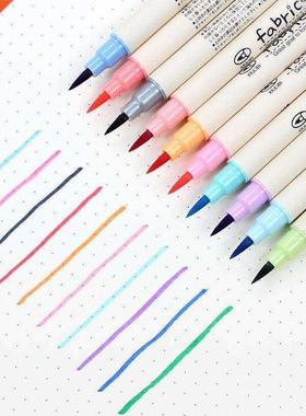 10PCSlot Fineliner SoFt BruSh Pen Art Colored MArker PenS S