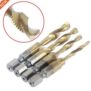 20 Pieces HSS 4241 M3 M4 M5 M6 Titanium Coated Bits Drill He