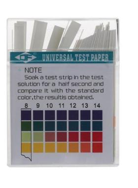 100 Strips 0-14 PH Alkaline Acid Indicator Paper Water Saliv