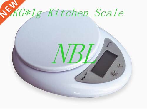 5kg 1g Digital Kitchen Scale 5000g 1g Food Diet Postal Weigh