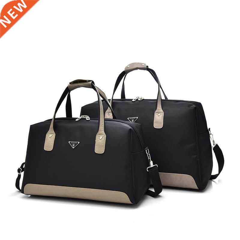 NIYOBO New Waterproof Oxford Women Travel Bag Patchwork Leat