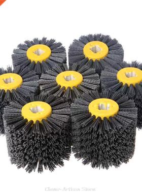 Deburring Abrasive Wire Drawing Round Brush Head Polishing G