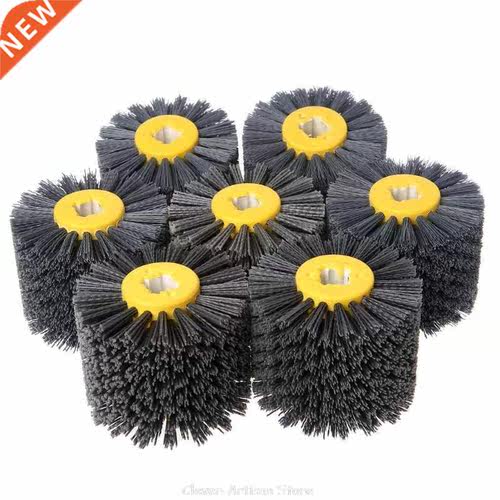 Deburring Abrasive Wire Drawing Round Brush Head Polishing G