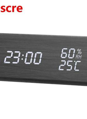 Humidity and Temperature Alarm Clock Triangle Digital Baby R