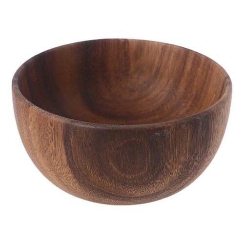 Wooden Fruit Vegetable Storage Bowl Dough Mixer Basin Decora