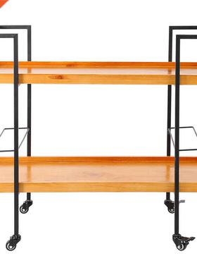 Bar Cart Bar Serving Trolley Storage Rack Restaurant Serving