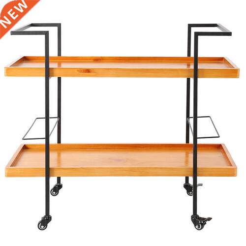 Bar Cart Bar Serving Trolley Storage Rack Restaurant Serving