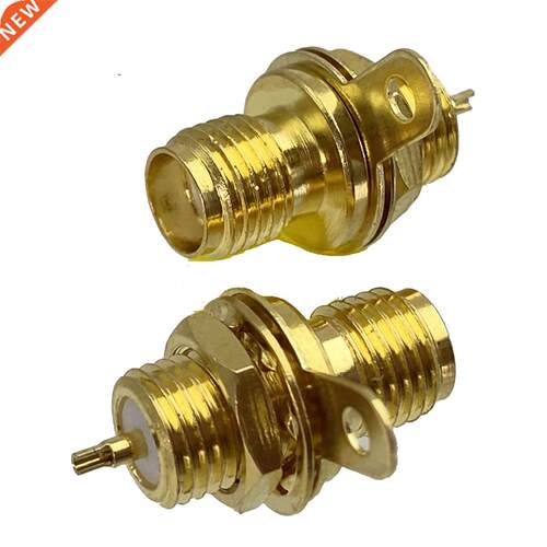 1pcs SMA Female Jack Bulkhead Nut Connector Solder Panel Mou